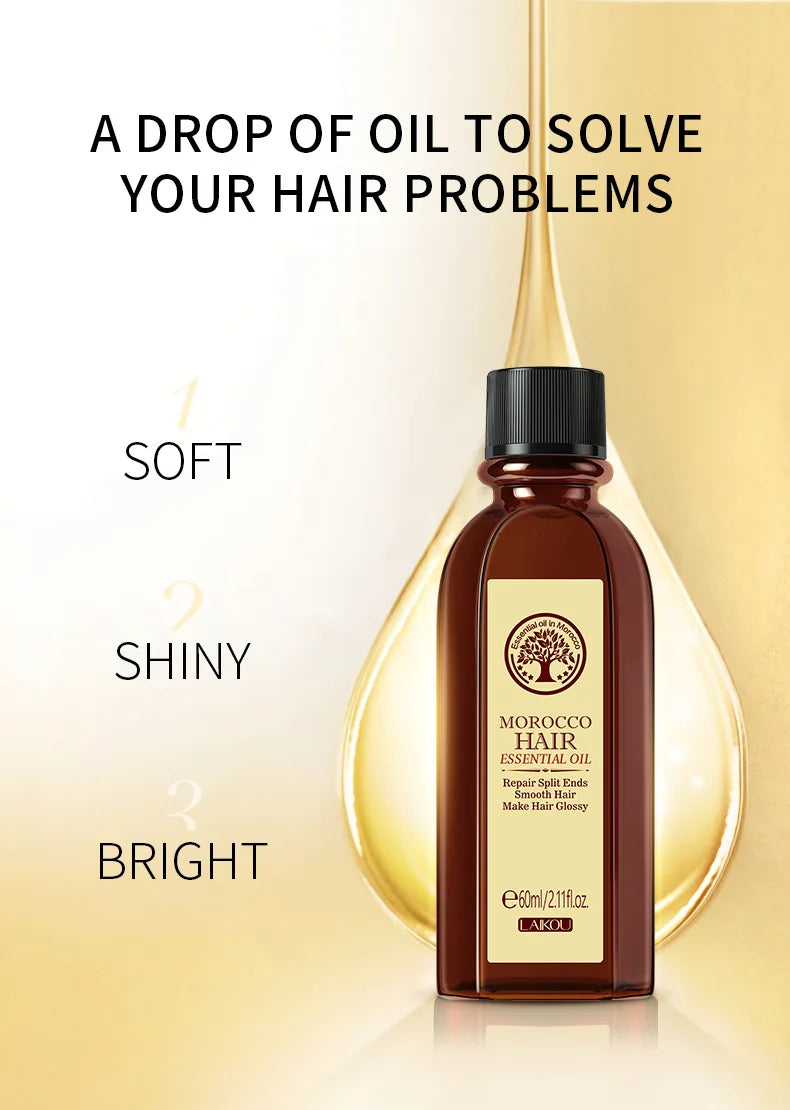 Morocco Hair Essential Argan Essence Oil Moisturizer