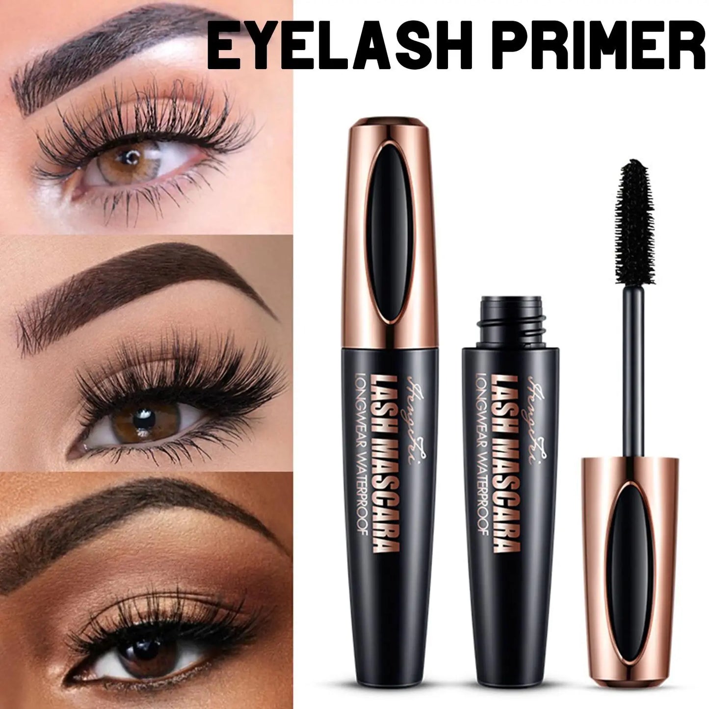 4D Silk Fiber Lash Curling Mascara Waterproof Mascara