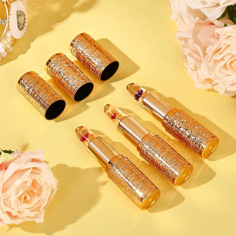 Crystal Color-changing Petal Lipstick for Women Moisturizes