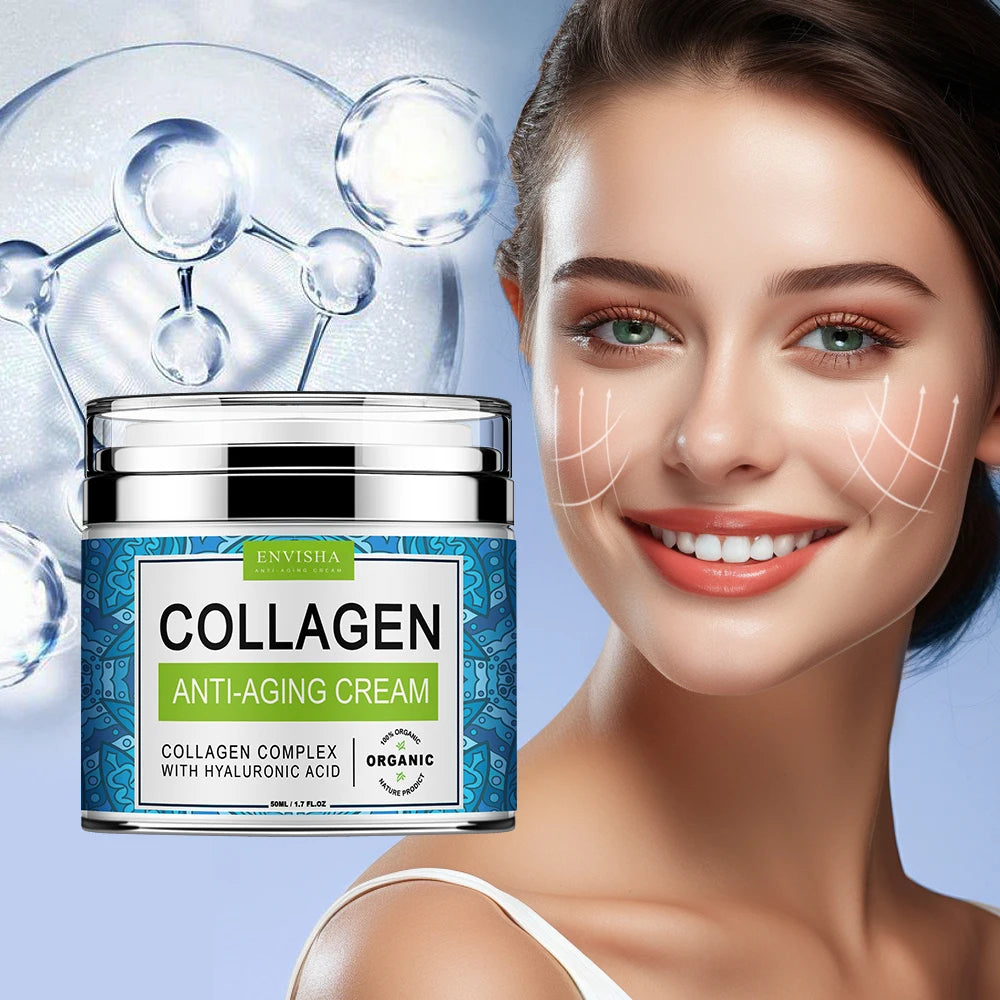 Face Cream Collagen Hyaluronic Acid Skin Care Anti-Wrinkle