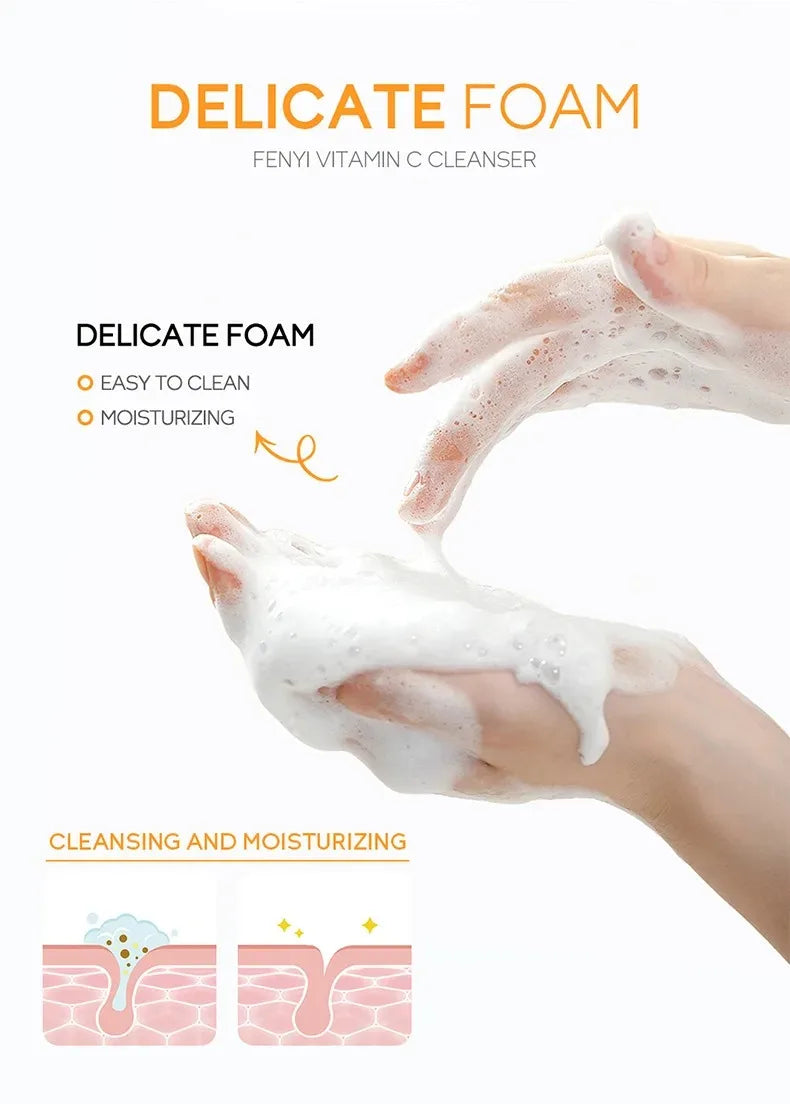 Vitamin C Facial Cleanser Skin Deep Cleansing Moisturizing