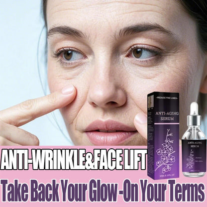 Premium Anti-Wrinkle Hyaluronic Acid Serum - Reduces