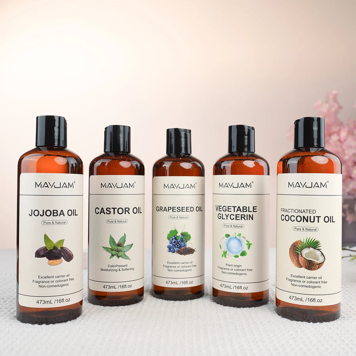 Jojoba Grapeseed Castor Vegetable Glycerin Fractionated