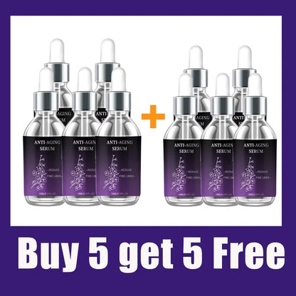 Premium Anti-Wrinkle Hyaluronic Acid Serum - Reduces