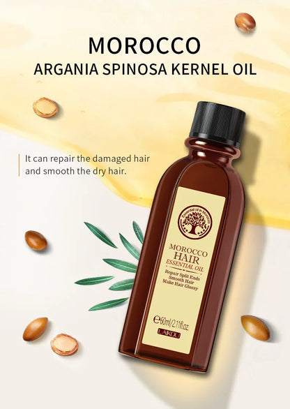 Morocco Hair Essential Argan Essence Oil Moisturizer