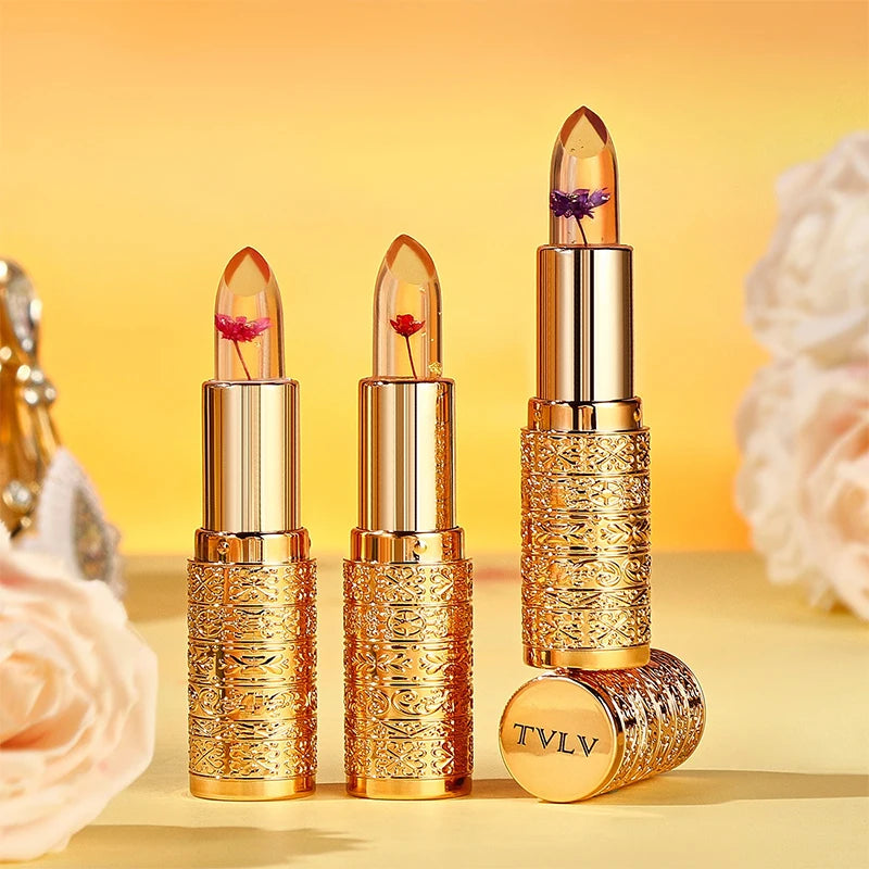 Crystal Color-changing Petal Lipstick for Women Moisturizes