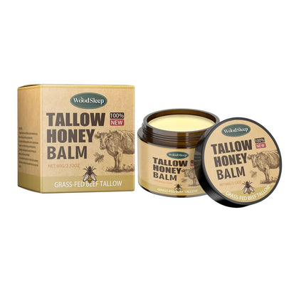 Whipped Beef Tallow and Honey Balm Skin Face Moisturizer