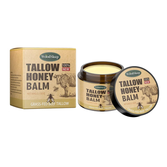 Whipped Beef Tallow and Honey Balm Skin Face Moisturizer