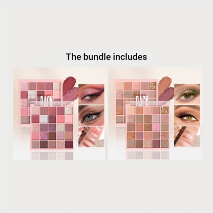25 Colors Eyeshadow Palette High Gloss Cement Grey