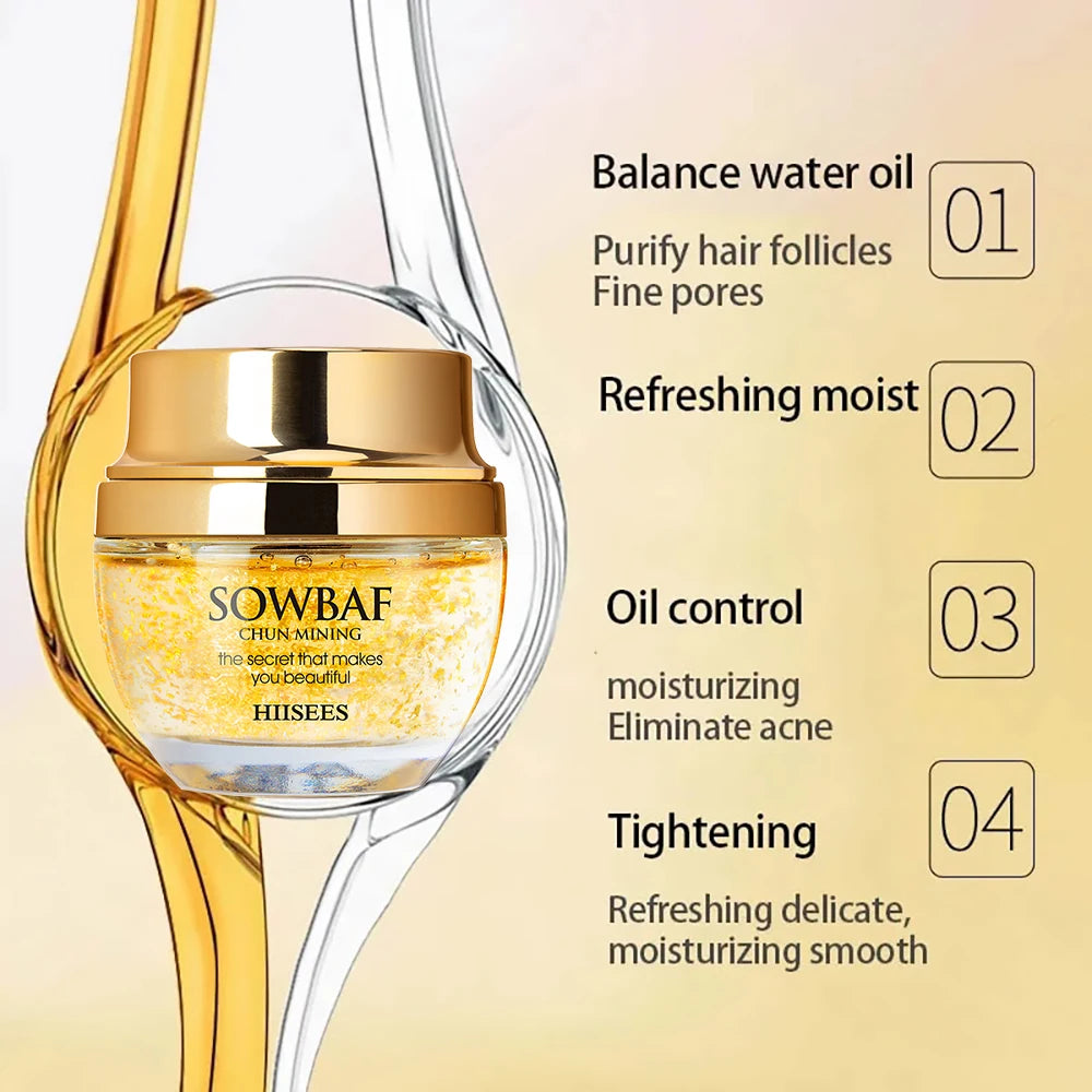 24K Golden Snail Collagen Cream Moisturizing and Skincare