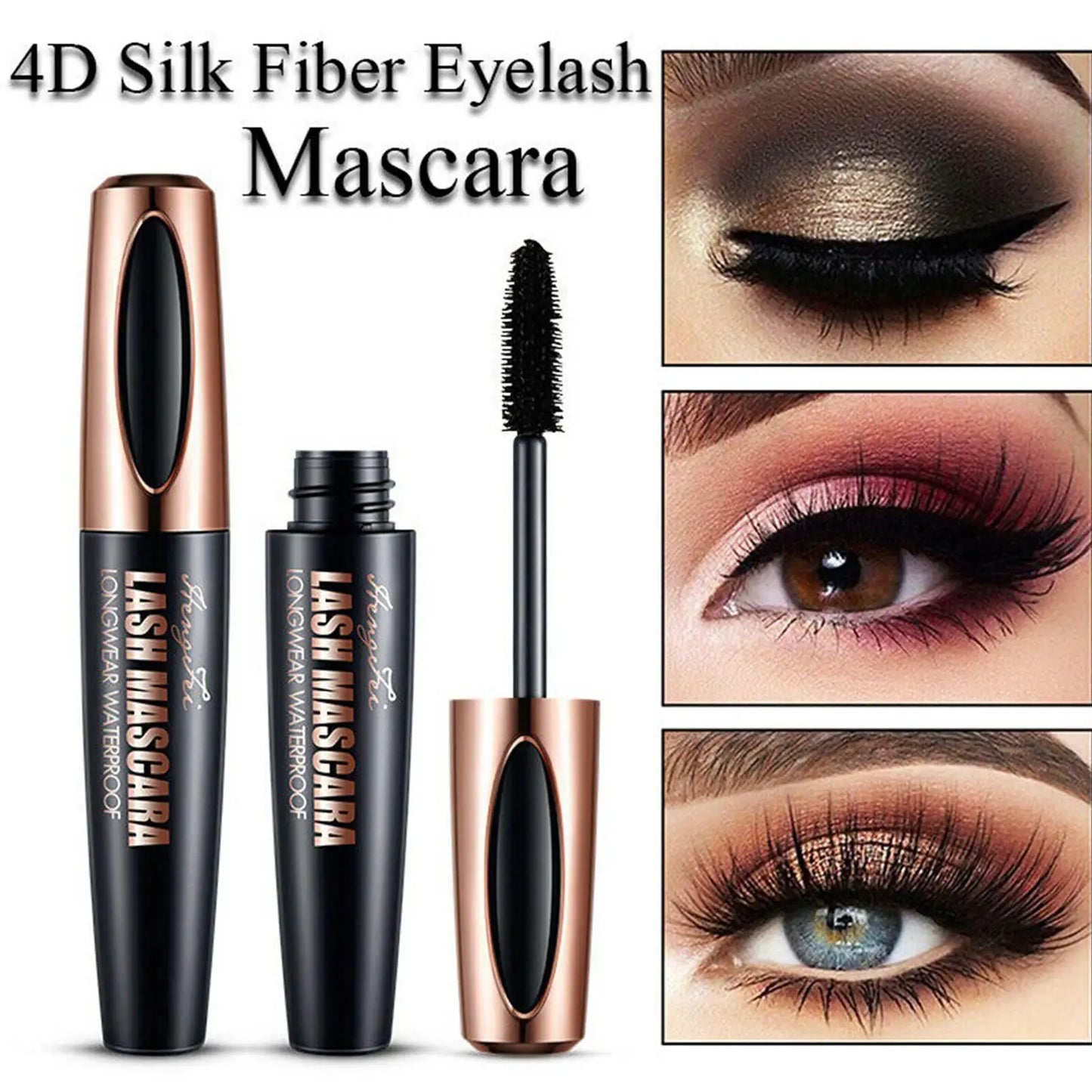 4D Silk Fiber Lash Curling Mascara Waterproof Mascara