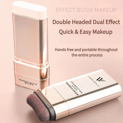 Face Foundation Stick With Brush, Velvet Moist Ligh