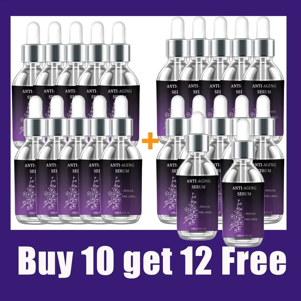 Premium Anti-Wrinkle Hyaluronic Acid Serum - Reduces