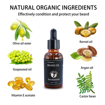 30ml new facial hair and beard growth oil is suitable