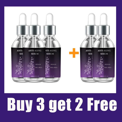 Premium Anti-Wrinkle Hyaluronic Acid Serum - Reduces