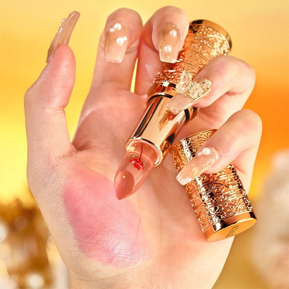 Crystal Color-changing Petal Lipstick for Women Moisturizes