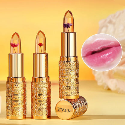 Crystal Color-changing Petal Lipstick for Women Moisturizes