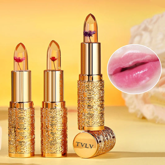 Crystal Color-changing Petal Lipstick for Women Moisturizes