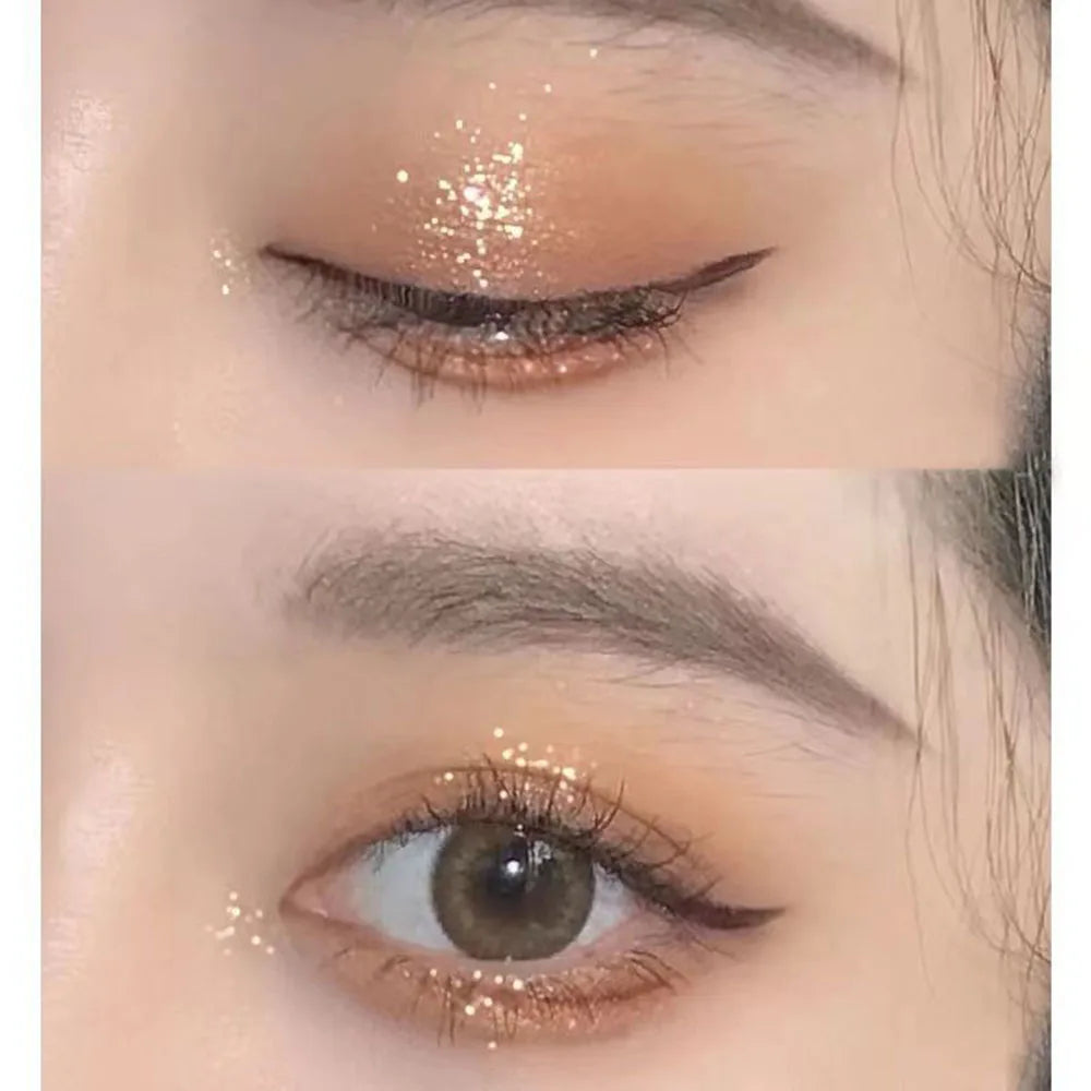 New Nine-color Eyeshadow Palette Butter Orange Brown