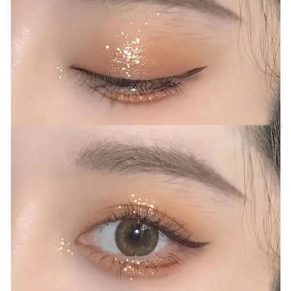 New Nine-color Eyeshadow Palette Butter Orange Brown