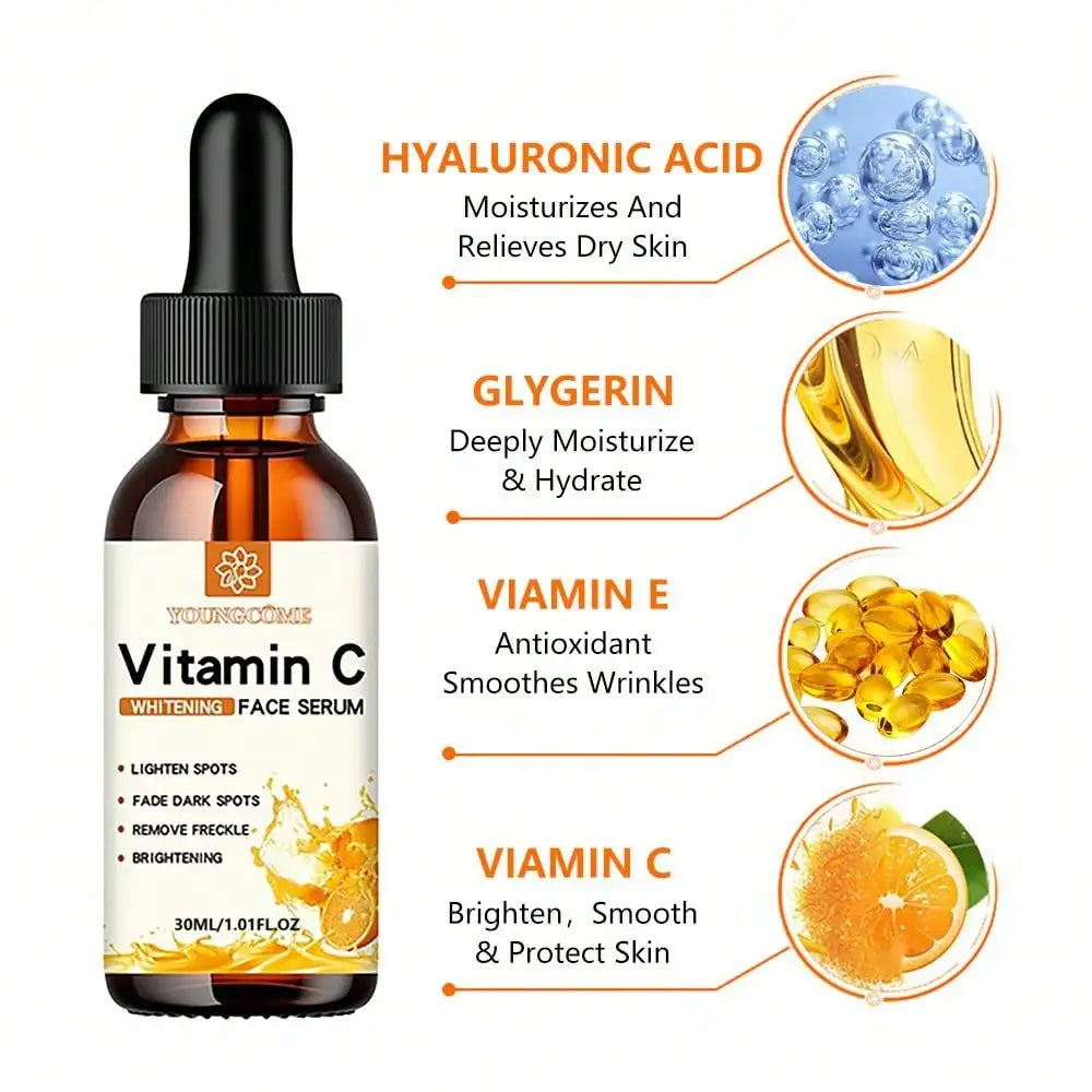 Vitamin C Facial Essence Contains Hyaluronic Acid Dark
