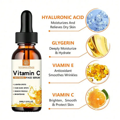 Vitamin C Facial Essence Contains Hyaluronic Acid Dark