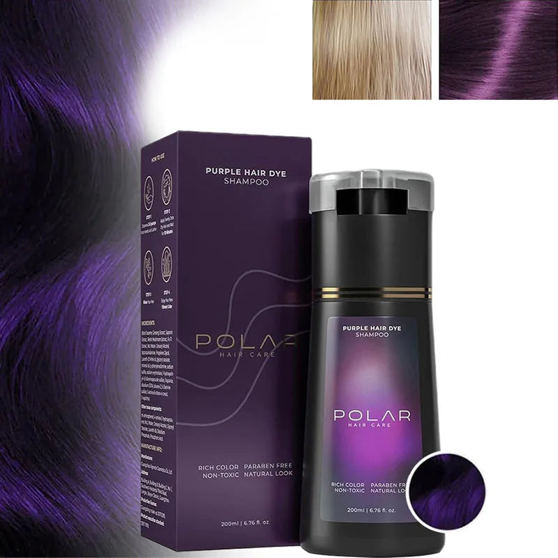 New 200ml Hair Dye Shampoo Cream Quick Easy Safe