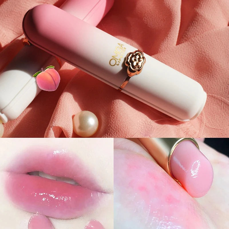 Peach Color Change Lipstick Non-Stick Cup Jelly Lipstick