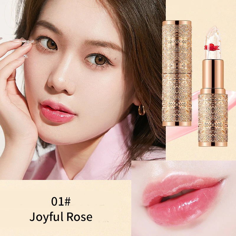 Crystal Color-changing Petal Lipstick for Women Moisturizes