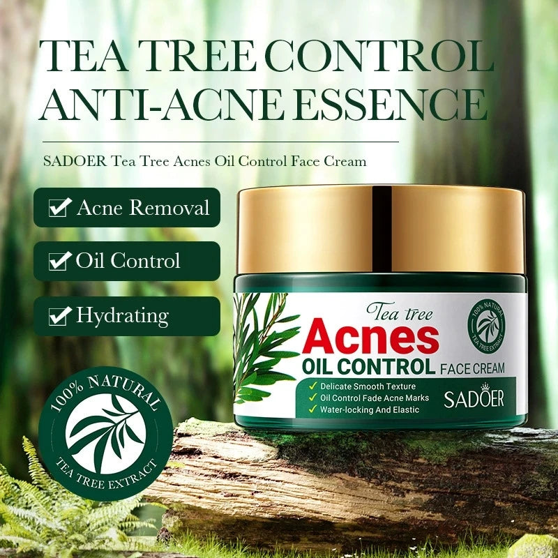 Tea Tree Acne Removing Face Cream Anti Acne