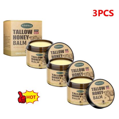 Whipped Beef Tallow and Honey Balm Skin Face Moisturizer