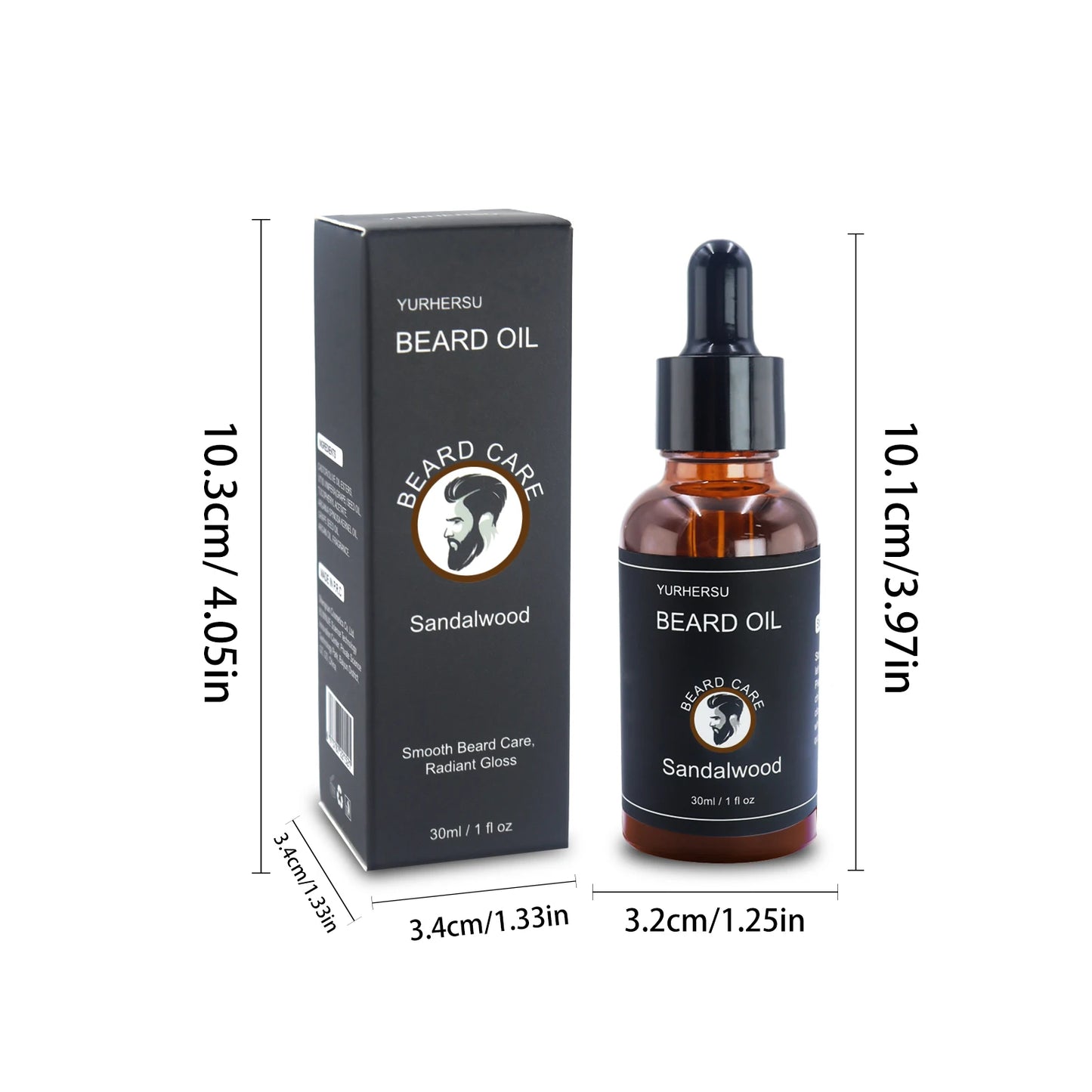 30ml new facial hair and beard growth oil is suitable
